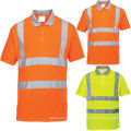 Polo en jersey simple 100% coton Hi-Viz